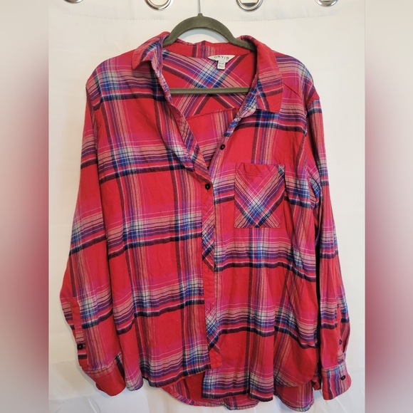Orvis Tops - Orvis XXL hot pink flannel